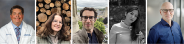 Left to right: Michael Herbert, Albena Dinkova-Kostova, Andrea Paterlini, Daisy Pineda-Suazo, Wim van der Poel.