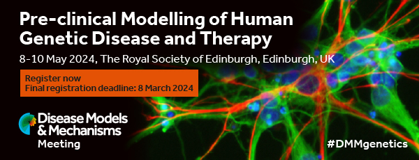 Promotional banner for the DMM 2024 Journal Meeting in Edinburgh