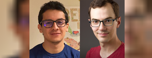 Headshots of Hoover Pantoja-Sanchez and Brian Leavell