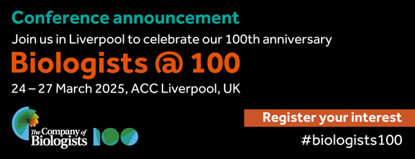 Promotional banner for 100-year conference