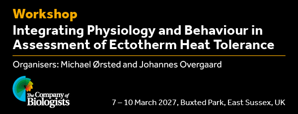 Workshop - Integrating Physiology and Behavior in Assessment of Ectotherm Heat Tolerance